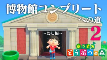 【生放送】あつまれどうぶつの森「博物館コンプリート」目指す配信〜むし編〜２