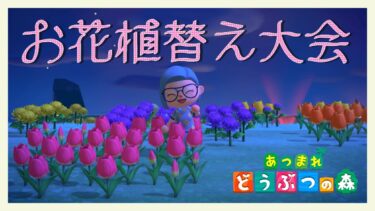 【#あつまれどうぶつの森】こんぺい島、お花の植替え大会開催【にじさんじ/ドーラ】