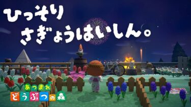 【あつ森配信】花火の音を聞きながらおひとり島整備／作業配信