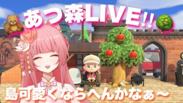 【あつ森】新しい島クリエイト企画が決まりました！ルーティン配信【Vtuber】＃あつまれどうぶつの森