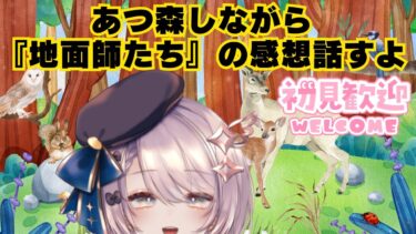 【あつまれどうぶつの森】#3 この配信は『地面師たち』のネタバレを含みます（ただの感想です）