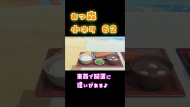 【あつ森】知ってた？　あつ森小ネタ集⑥②　東西で違う和食の配膳