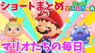 【あつ森アニメ】マリオのショート動画まとめ！！【マリオがしゃべる】