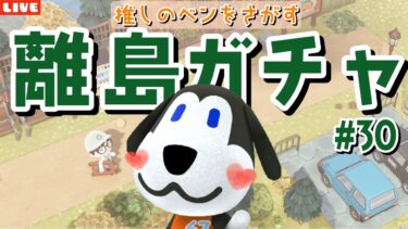 【あつ森】累計1200回超えた！ベンを探す離島ガチャ配信！【あつまれ どうぶつの森】