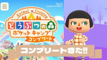 どうぶつの森ポケットキャンプコンプリート最初からやる！！【どうぶつの森ポケットキャンプコンプリート】